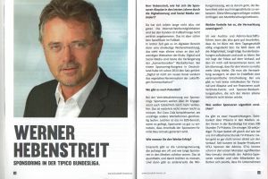 Fußball Business Interview Seite 36 und 37